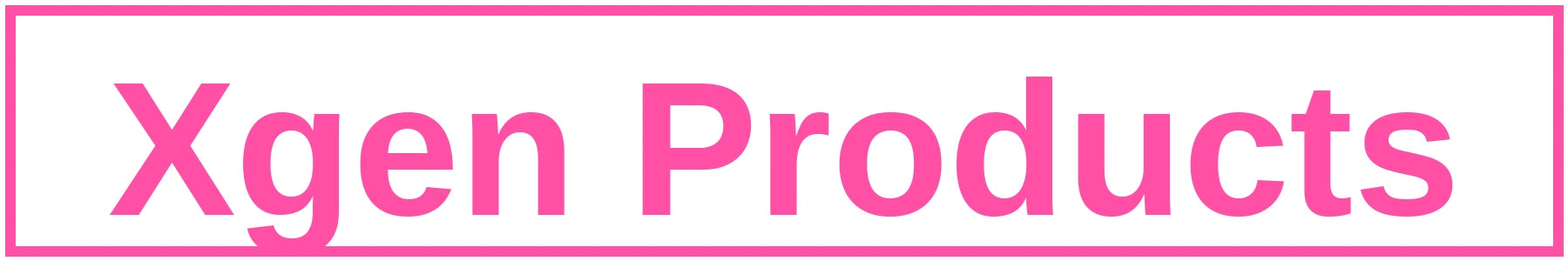 xgen products