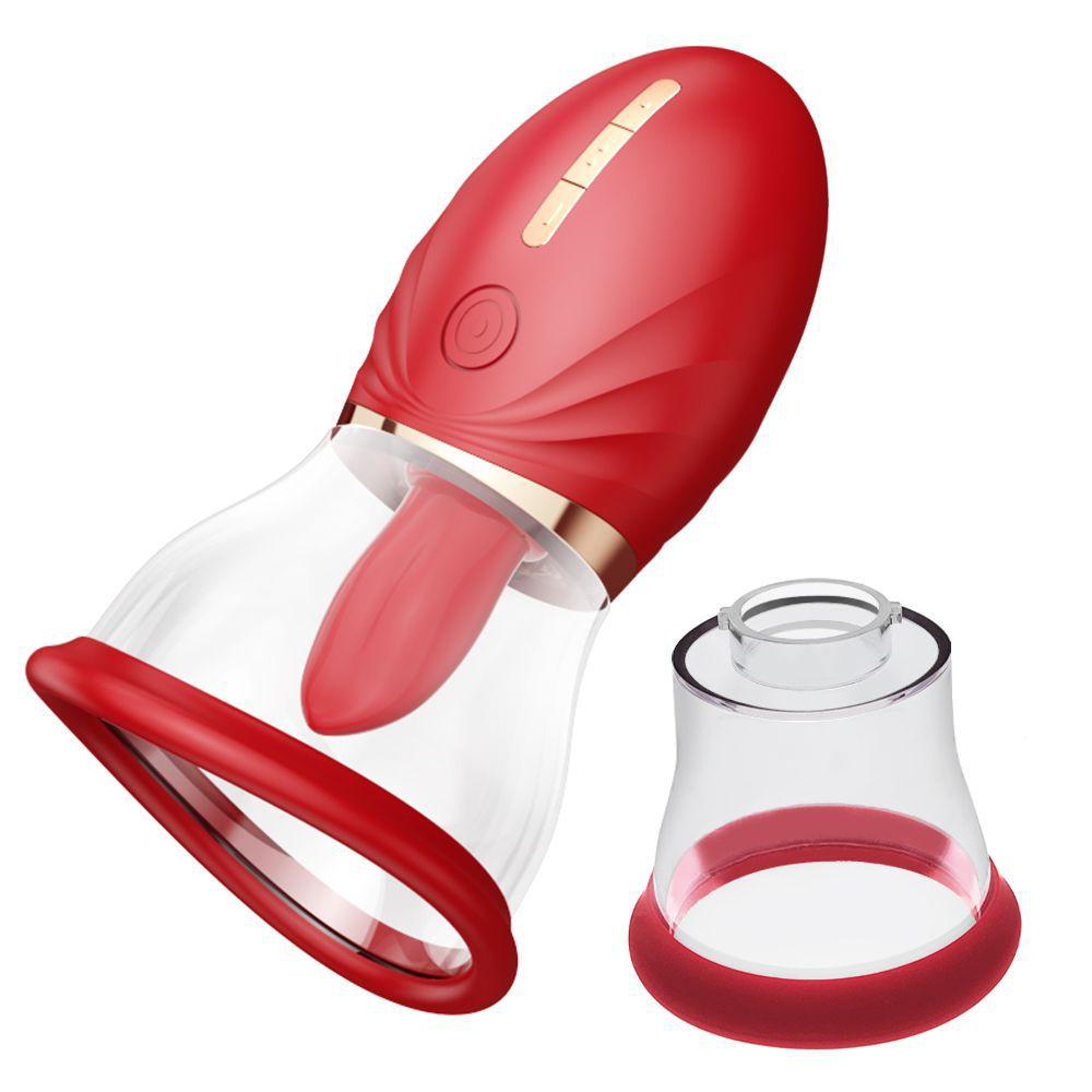 Shots LuvPump Adoramor Licking & Sucking Ladies Pump - Breast and Nipple Toys