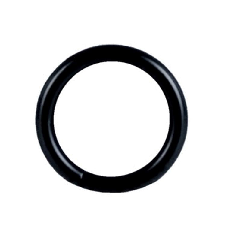 Black Steel C Ring - - Cock Rings