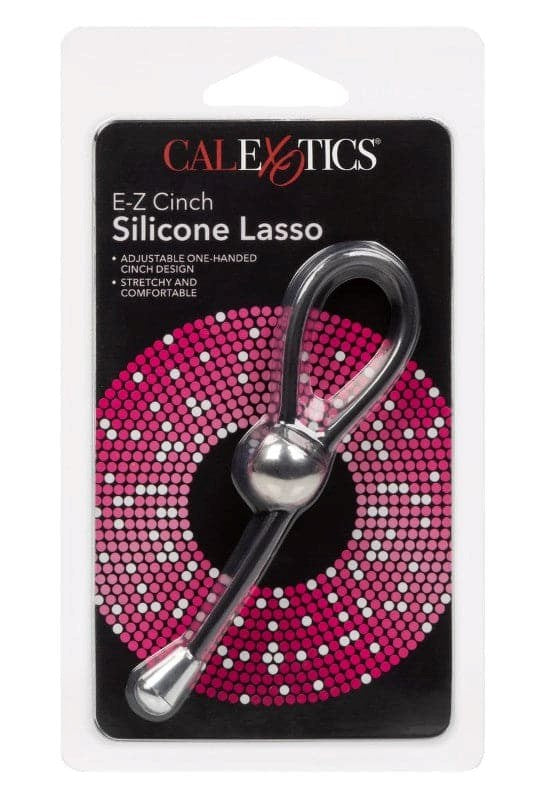 E-Z Cinch Silicone Lasso Cock Ring - - Cock Rings