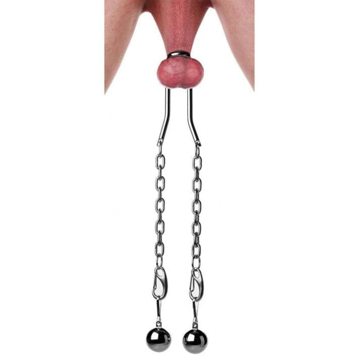 Heavy Hitch Ball Stretcher Hook with Weights - - Cock Rings