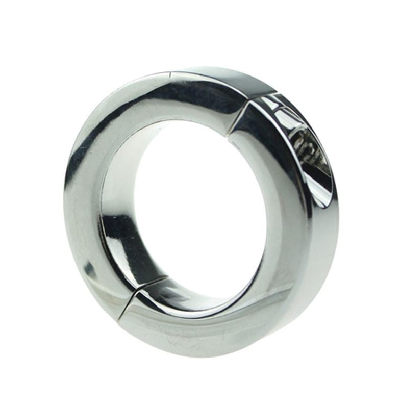 Loopy Smooth Steel Cock Ring - - Cock Rings