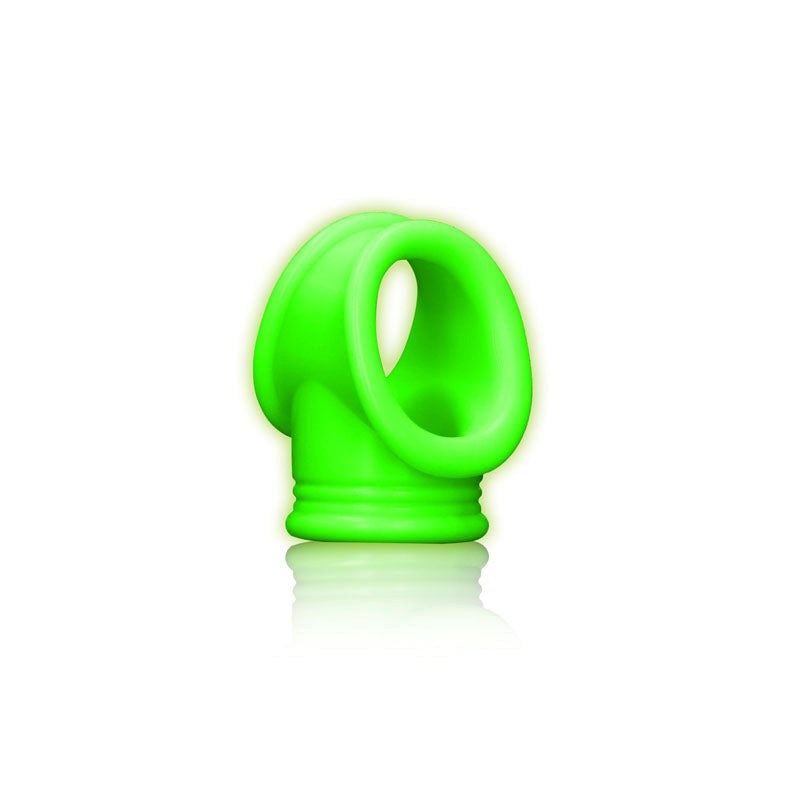 OUCH! Glow In Dark Cock Ring & Ball Strap - - Cock Rings