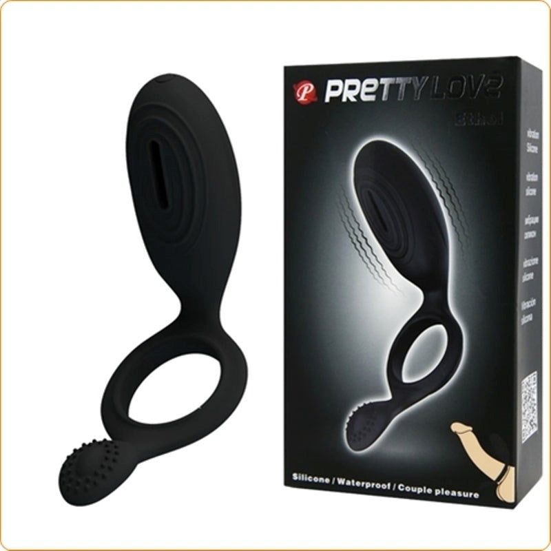 Prettylove Ethel Cock Ring - - Ball and Cock Toys