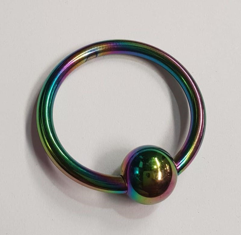 Hell's Couture Rainbow Glans Ring - Vibrant Sensations, Pride Infused - Cock Rings