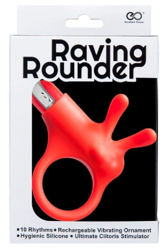Raving Rounder Rechargeable Cock Ring - - Ball and Cock Toys