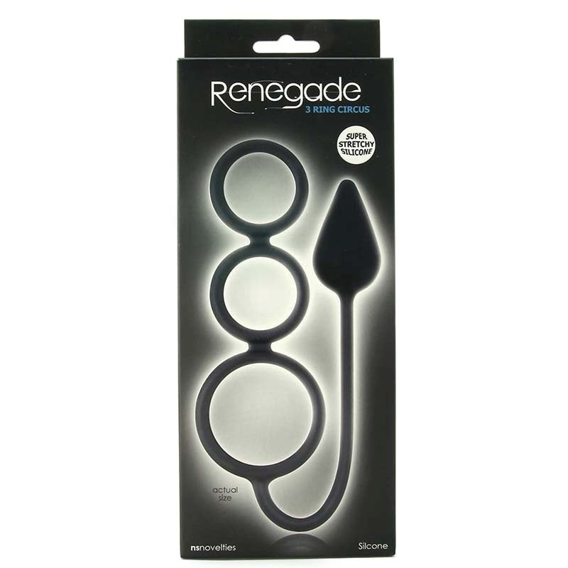 Renegade 3 Ring Circus Medium - - Cock Rings