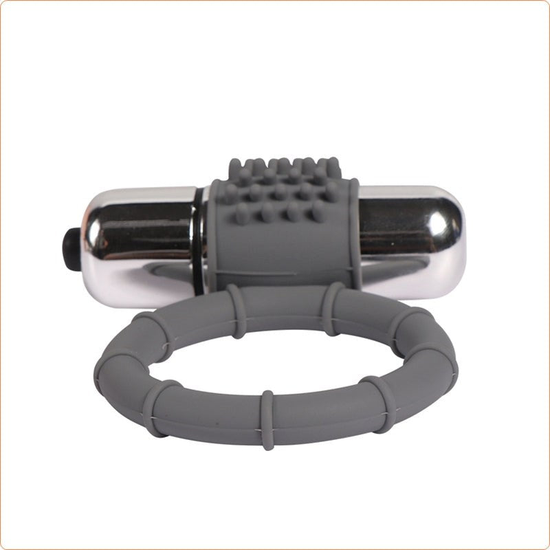 Silicone Vibration Sex Ring - - Ball and Cock Toys