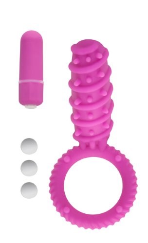 Simply Silicone 10X Love Button Ring - - Cock Rings