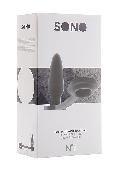 SONO No 1 Butt Plug With Cock Ring - - Cock Rings