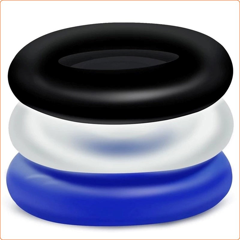 Stay Hard Cockrings - - Ball and Cock Toys