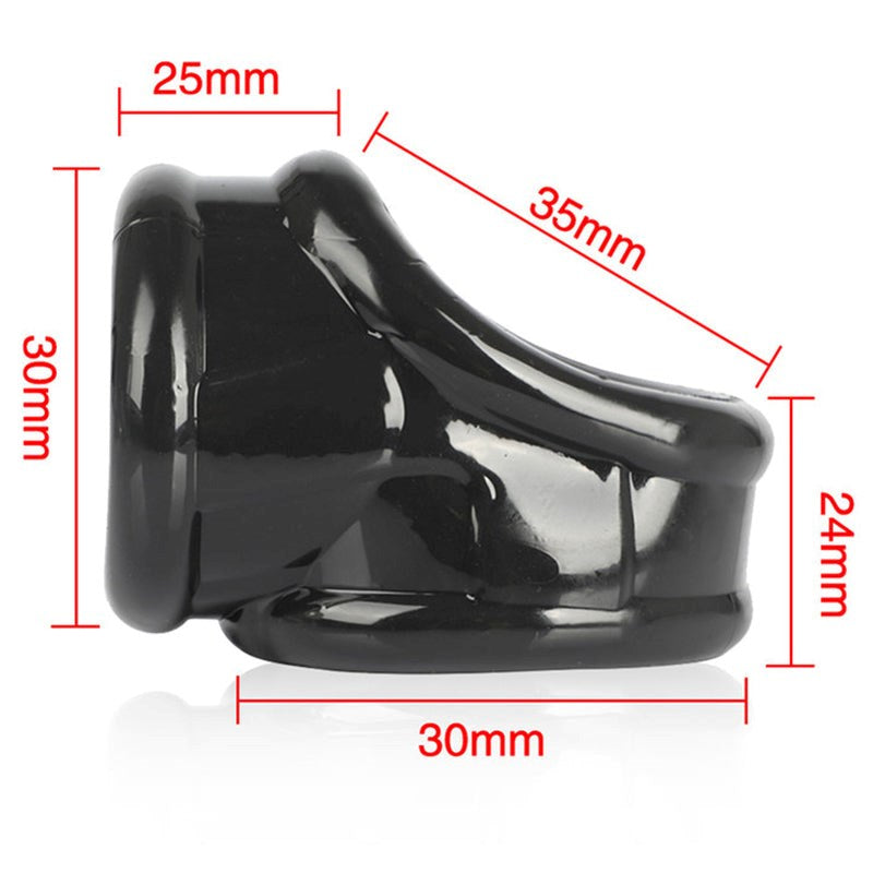 Stretchy Rubber Cocksling - - Ball and Cock Toys