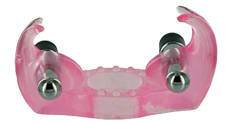Trinity Vibes Dual Rabbits Vibrating Cockring - - Cock Rings