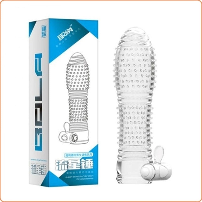 Bola Super-stretchy Vibration Crystal Sleeves - - Pumps, Extenders and Sleeves