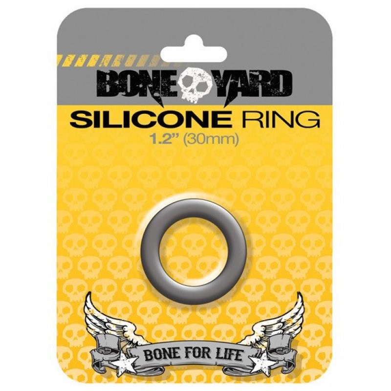 Boneyard Silicone Ring Grey 35MM - - Cock Rings
