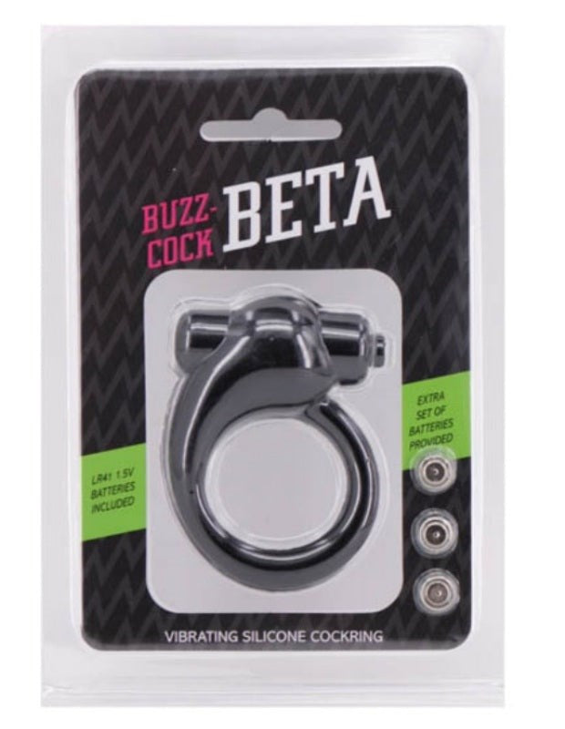 Buzz-Cock Beta Vibrating Silicone Cock Ring - - Vibrating Cock Rings