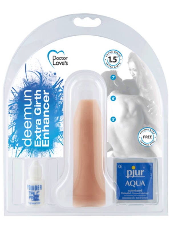 Doctor Loves Deemun Penis Girth Enhancer Light 6In. x 1.5In - - Pumps, Extenders and Sleeves