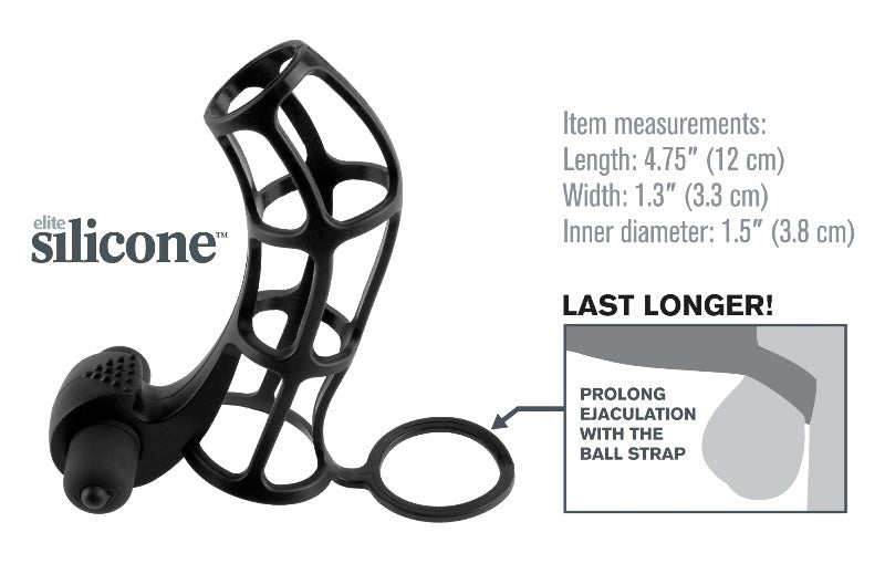Fantasy X-Tensions Deluxe Silicone Power Cage - - Pumps, Extenders and Sleeves