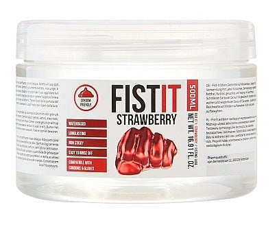 Fist-It Anal Lube Strawberry Extra Thick 500ml - Default Title - Water Based Lubes