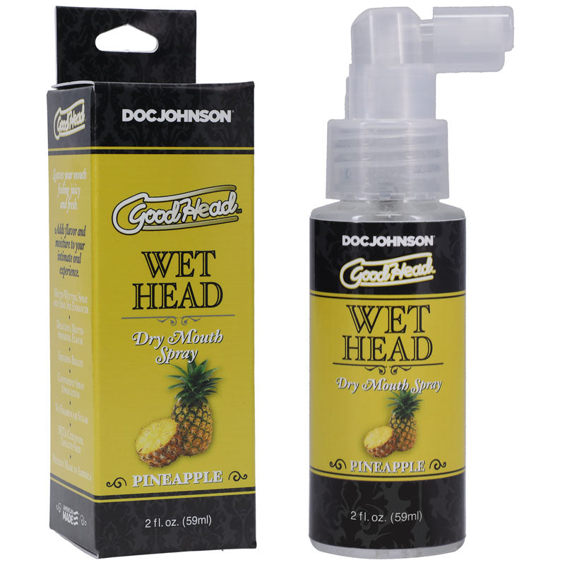 GoodHead Wet Head Dry Mouth Spray Pineapple Flavoured - Delay and Excite Sprays