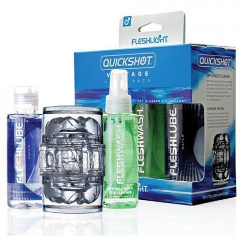 Fleshlight Quickshot Vantage Combo Pack - - Fleshlight Male Masturbators