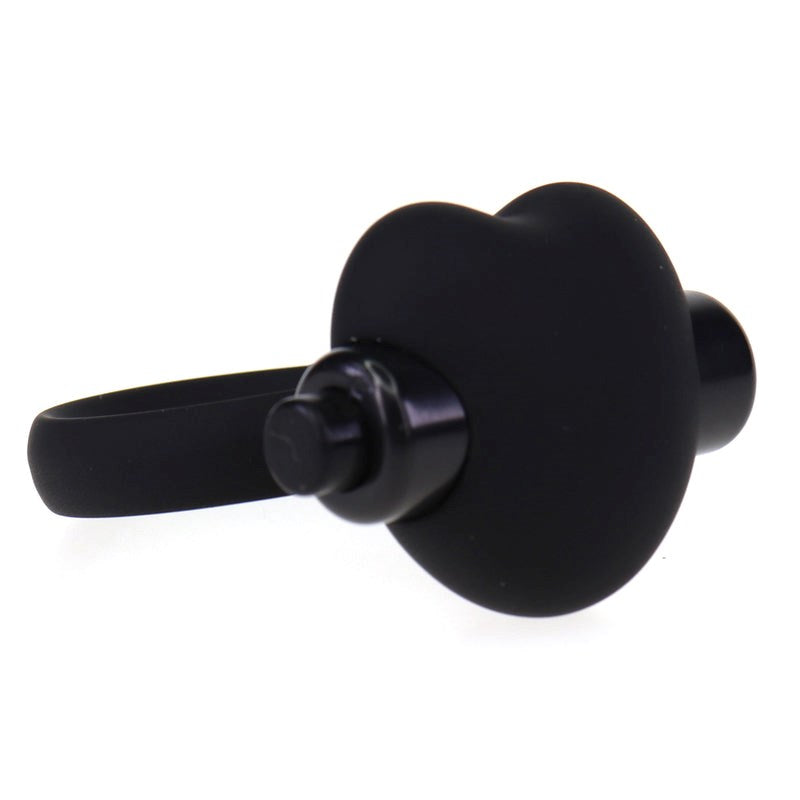 Heart Silicone Vibration Cock Ring - - Cock Rings