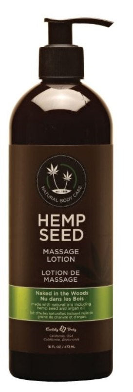 Hemp Seed Massage and Body Oil Naked in the Woods 237 ml - - Lubricants & Lotions