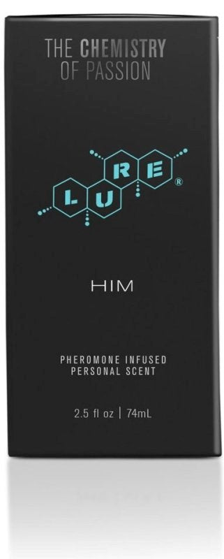 Lure Black Label for Him Pheromone Infused Personal Scent - - Delay and Excite Sprays