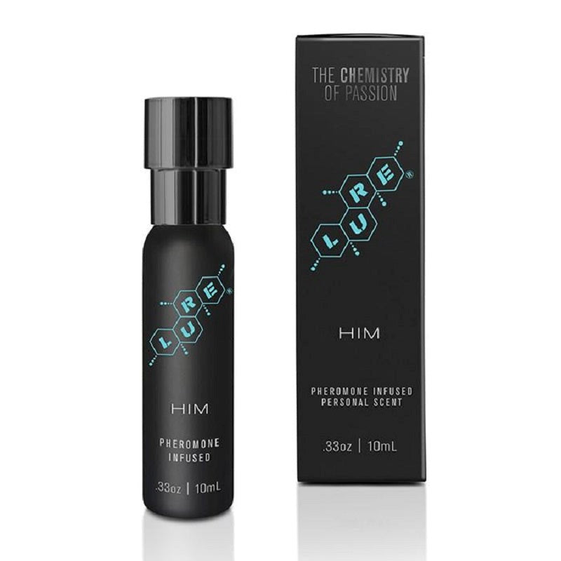 Lure Black Label for Him Pheromone Infused Personal Scent - - Delay and Excite Sprays