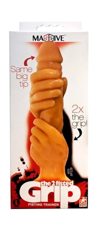 Massive The 2 Fisted Grip Fisting Trainer - - Anal Dildos