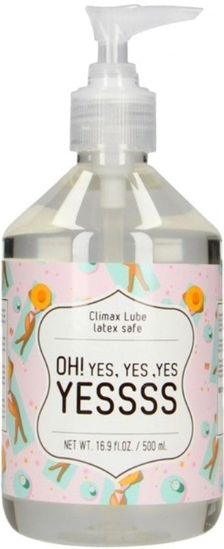Oh Yes, Yes, Yes, Yesss (500ml) - - Water Based Lubes