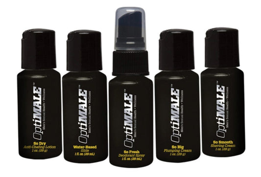 OptiMALE Travel Essentials for Men - - Delay and Excite Sprays