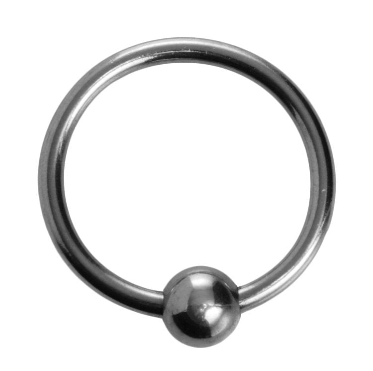 Ornata - Steel Ball Head Ring - - Cock Rings