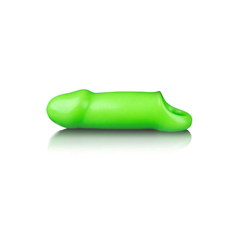 OUCH! Glow in Dark Smooth Thick Penis Sleeve - - Pumps, Extenders and Sleeves