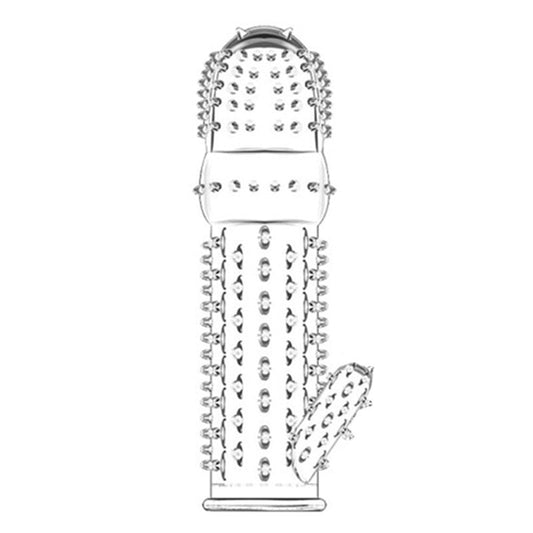 Penis Sleeve with Tickler - - Pumps, Extenders and Sleeves