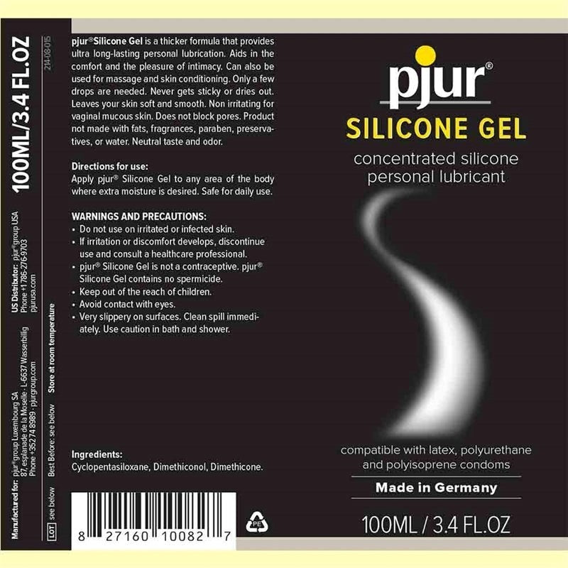 Pjur Gel Silicone Personal Lubricant - - Silicone Based Lubes