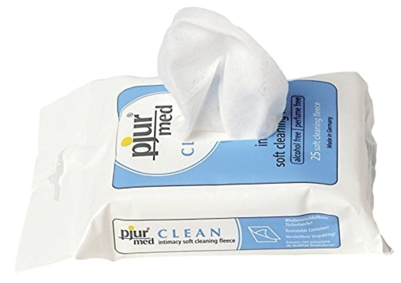 Pjur Med Clean Fleece Pack of 25 - Adult Toy Cleaner