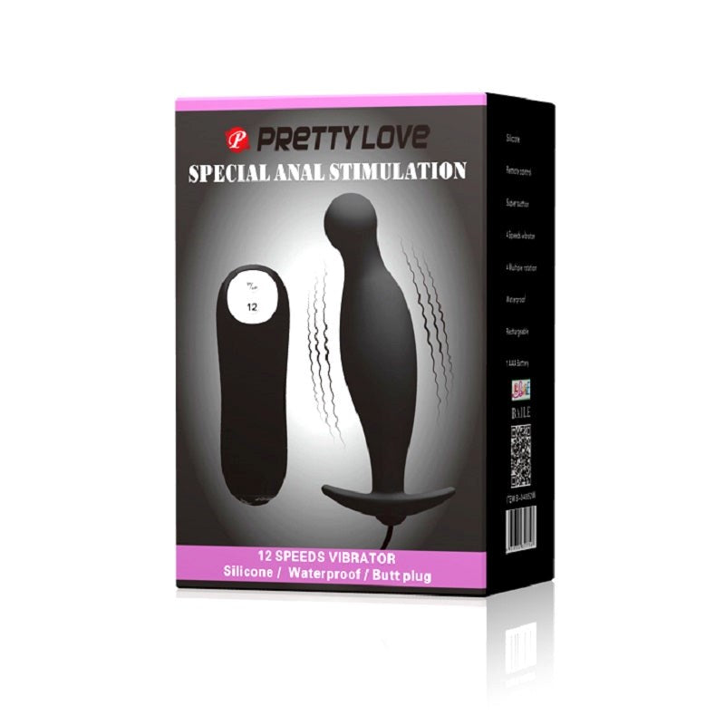 Pretty Love Curved Anal Vibrator - - Butt Plugs