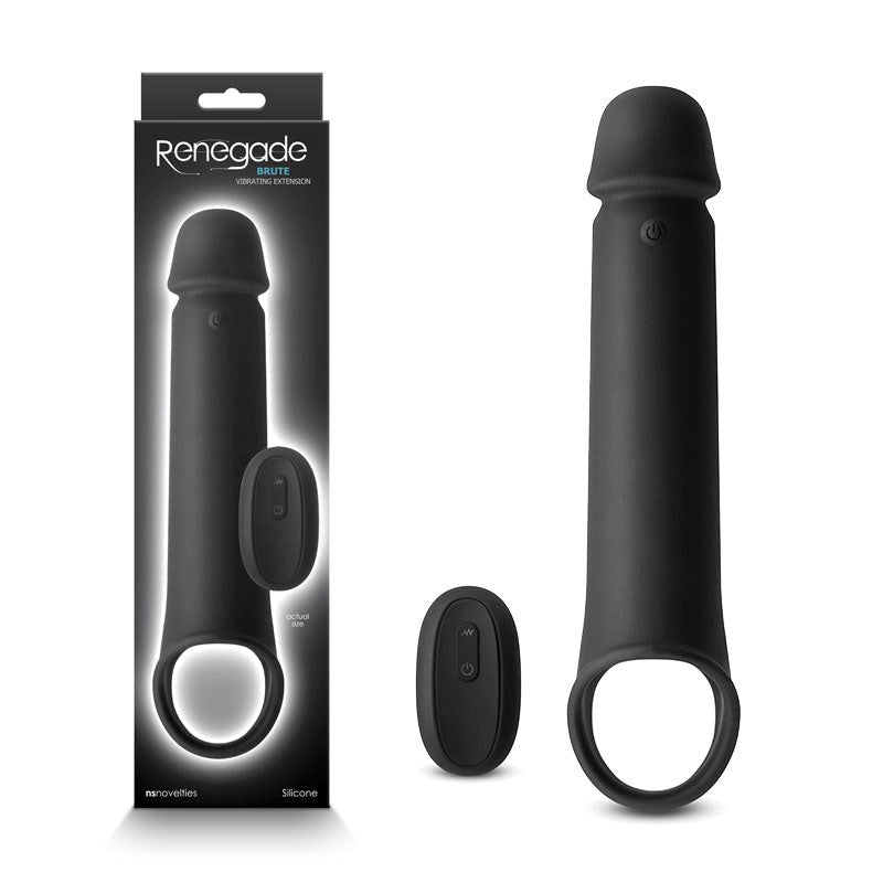 Renegade Brute Rechargeable Silicone Extender - Amplify Your Intimacy - Pumps, Extenders and Sleeves
