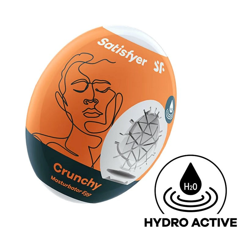 Satisfyer Masturbator Egg Crunchy - - Masturbators and Strokers