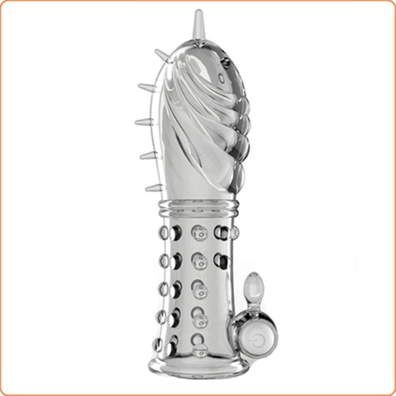 Secret Vibration Crystal Penis Sleeve - - Pumps, Extenders and Sleeves