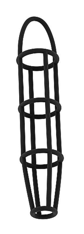 SONO No. 30 Cockcage with Ball Strap Black - - Pumps, Extenders and Sleeves