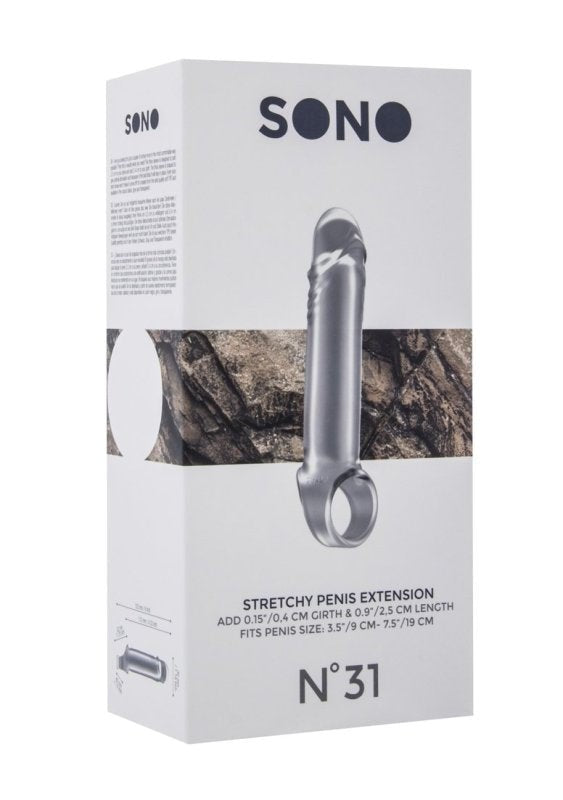 SONO No. 31 Stretchy Penis Extension Translucent - - Pumps, Extenders and Sleeves