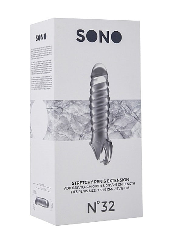 SONO No. 32 Stretchy Penis Extension Translucent - Pumps, Extenders and Sleeves
