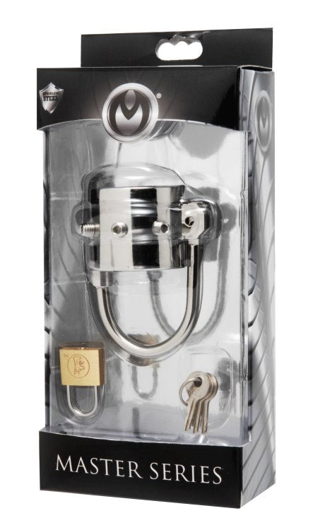 Spiked Cbt Ball Stretcher With Scrotum Separator - - Cock Rings