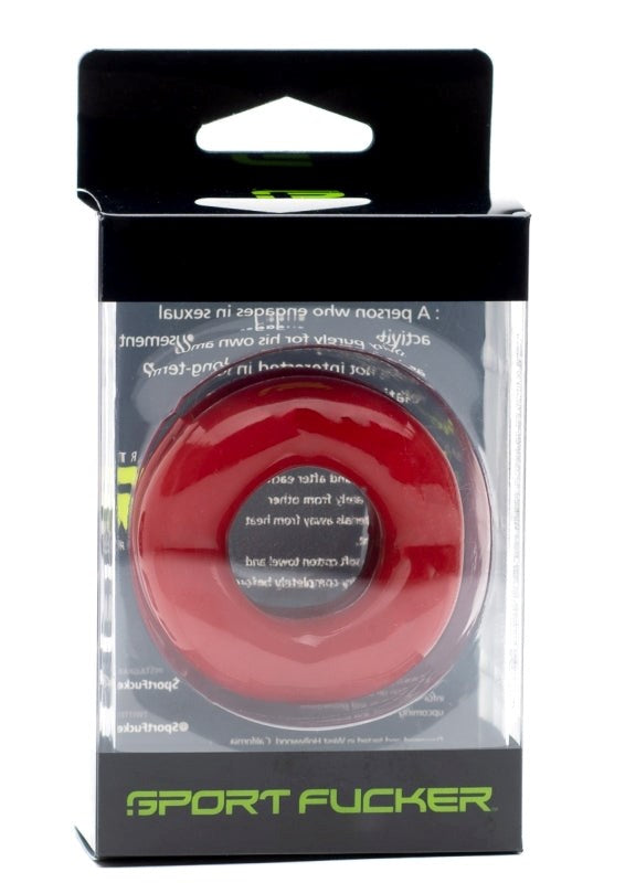 Sport Fucker Revolution Ring Stretcher Red - - Cock Rings