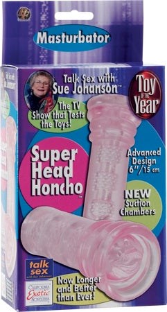 CalExotics Sue Johanson Super Head Honcho Male Stroker - Masturbators and Strokers