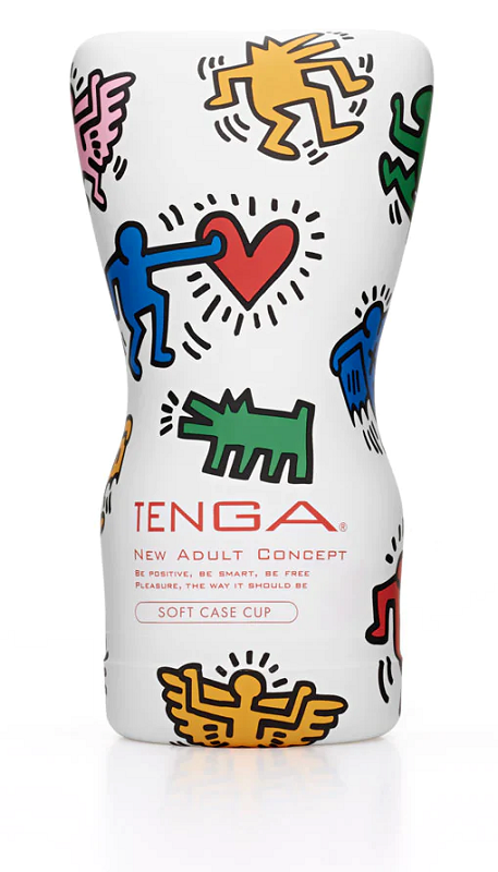 Tenga Keith Haring Soft Case Cup - - Masturbators and Strokers