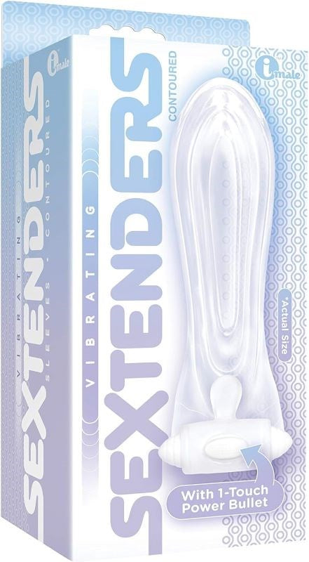 The 9's Vibrating Sextenders, Contoured - - Pumps, Extenders and Sleeves