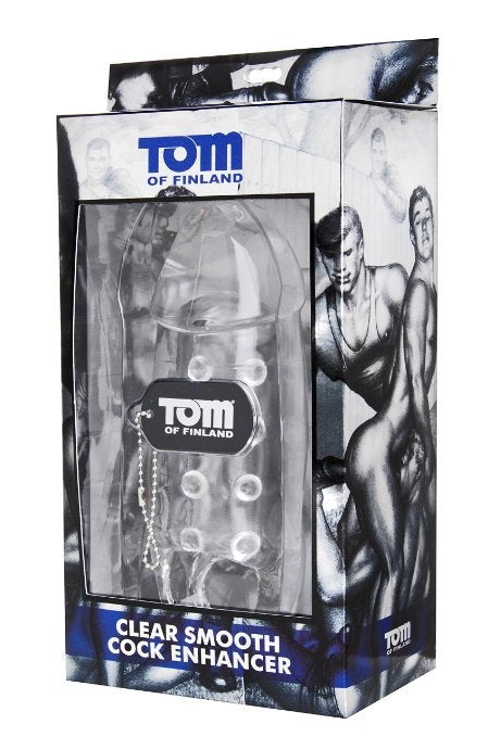 Tom of Finland Clear Smooth Cock Enhancer - - Pumps, Extenders and Sleeves